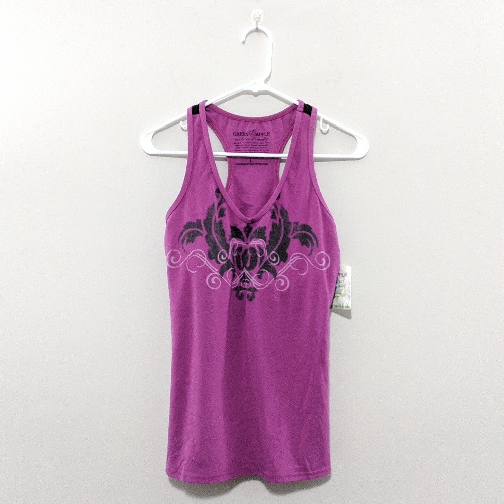Green Apple Active Tank Top Size L NWT